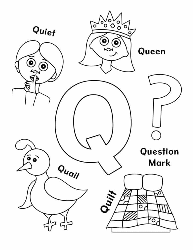 Free Letter Q Worksheets For Preschool ⋆ The Hollydog Blog inside Letter Q Worksheets