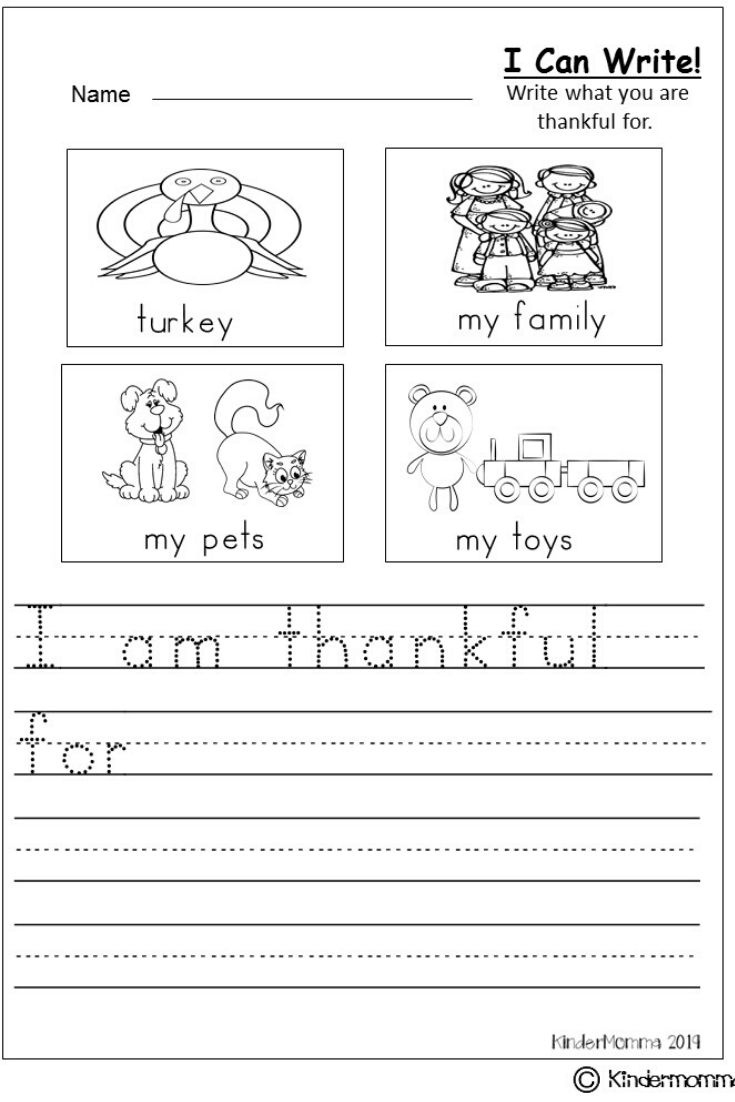 Free Thanksgiving Writing Worksheets within Thanksgiving Writing Worksheets