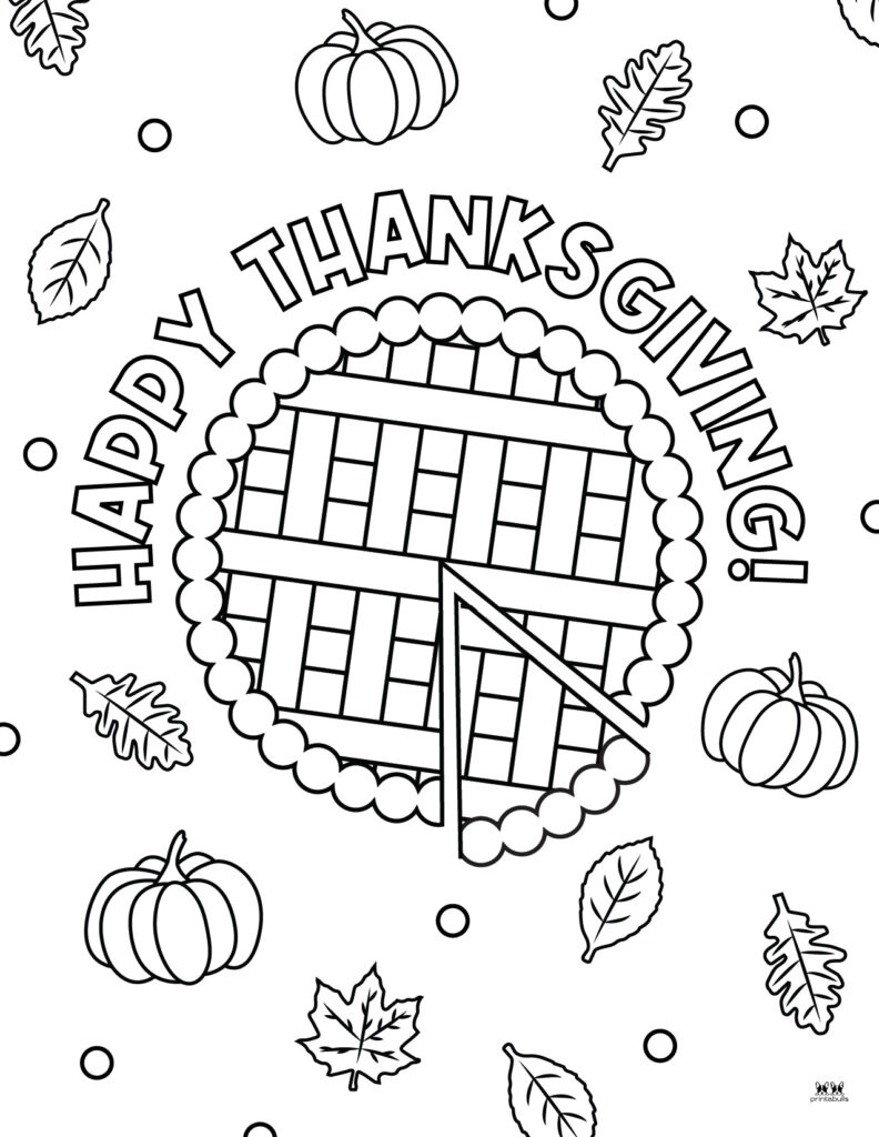 Happy Thanksgiving Coloring Pages - 20 Free Printables | Printabulls throughout Thanksgiving Coloring Worksheet