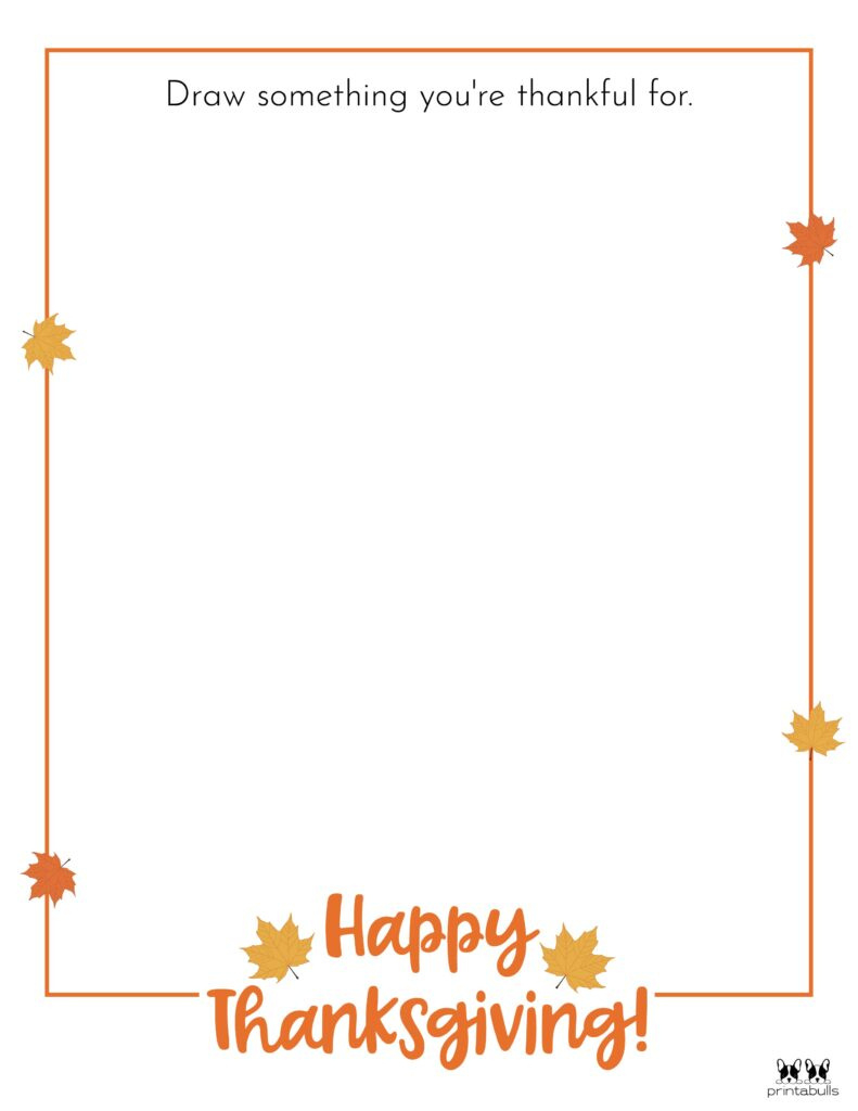 I Am Thankful For&amp;#039; Printables - 10 Unique Worksheets | Printabulls inside I Am Thankful For Thanksgiving Worksheets