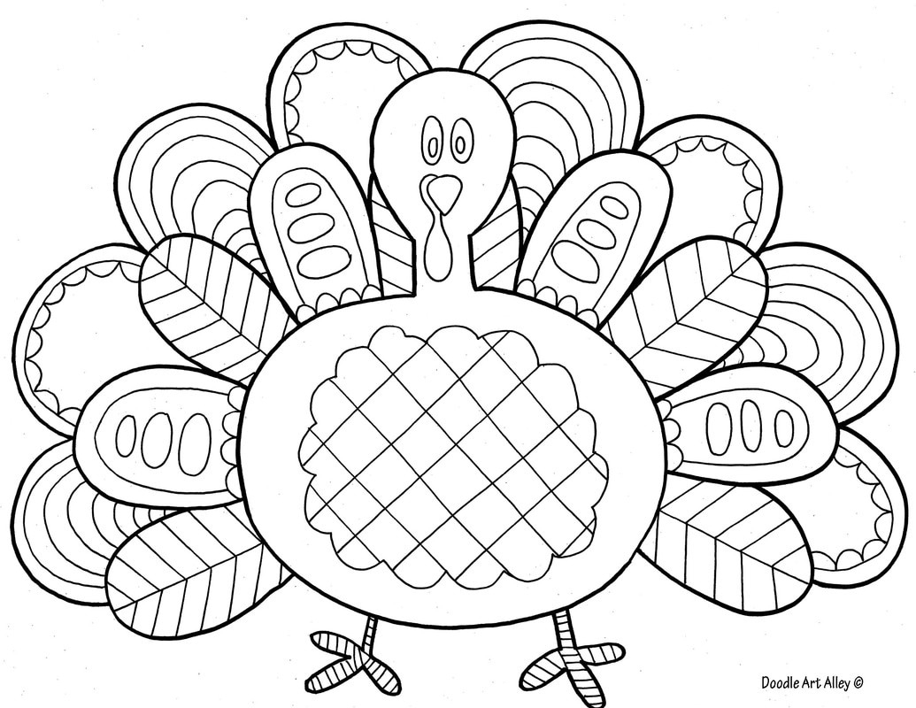 Thanksgiving Coloring Pages - Doodle Art Alley intended for Thanksgiving Worksheet Coloring