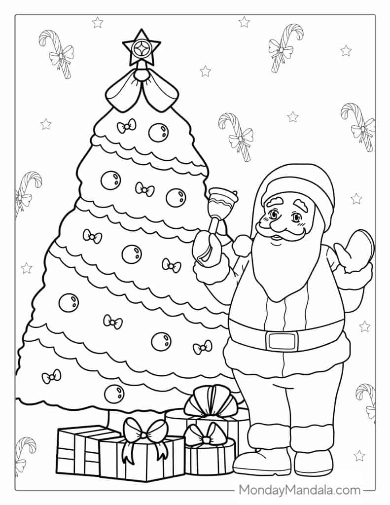 50 Christmas Tree Coloring Pages (Free Pdf Printables) throughout Christmas Tree Color Worksheet