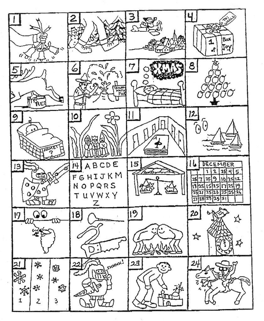 Can You Guess The Christmas Songs From The Pictures? throughout Guess The Christmas Song Worksheet