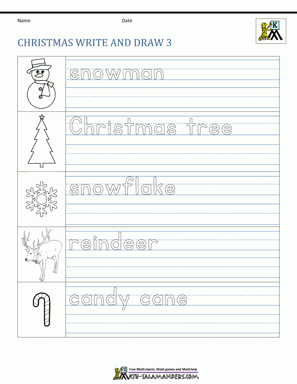 Christmas Math Worksheets For Kindergarten in Christmas Worksheet For Preschool