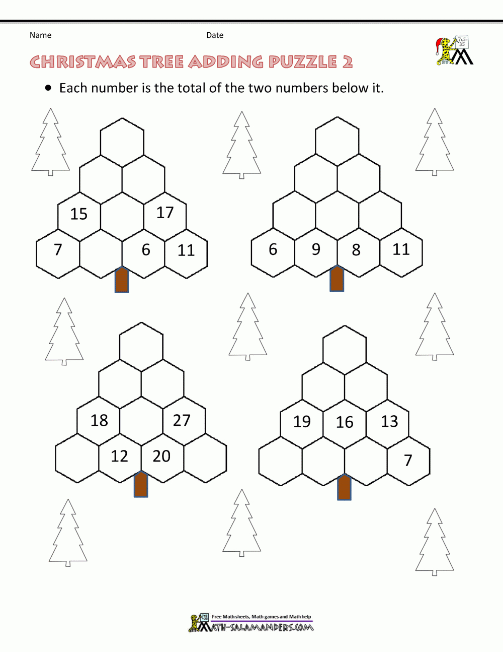 Christmas Math Worksheets throughout Christmas Math Worksheets 2Nd Grade