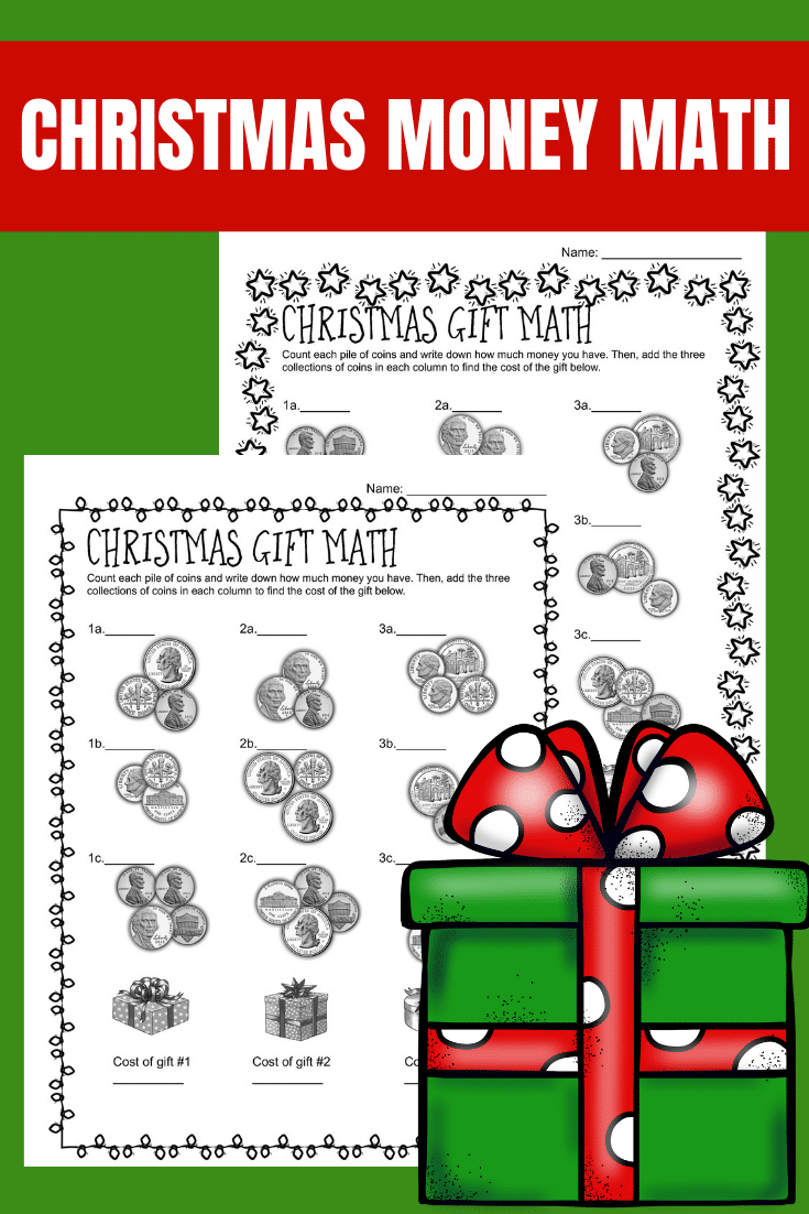 Christmas Money Math - Counting And Adding Coins - Only Passionate throughout Christmas Money Worksheets