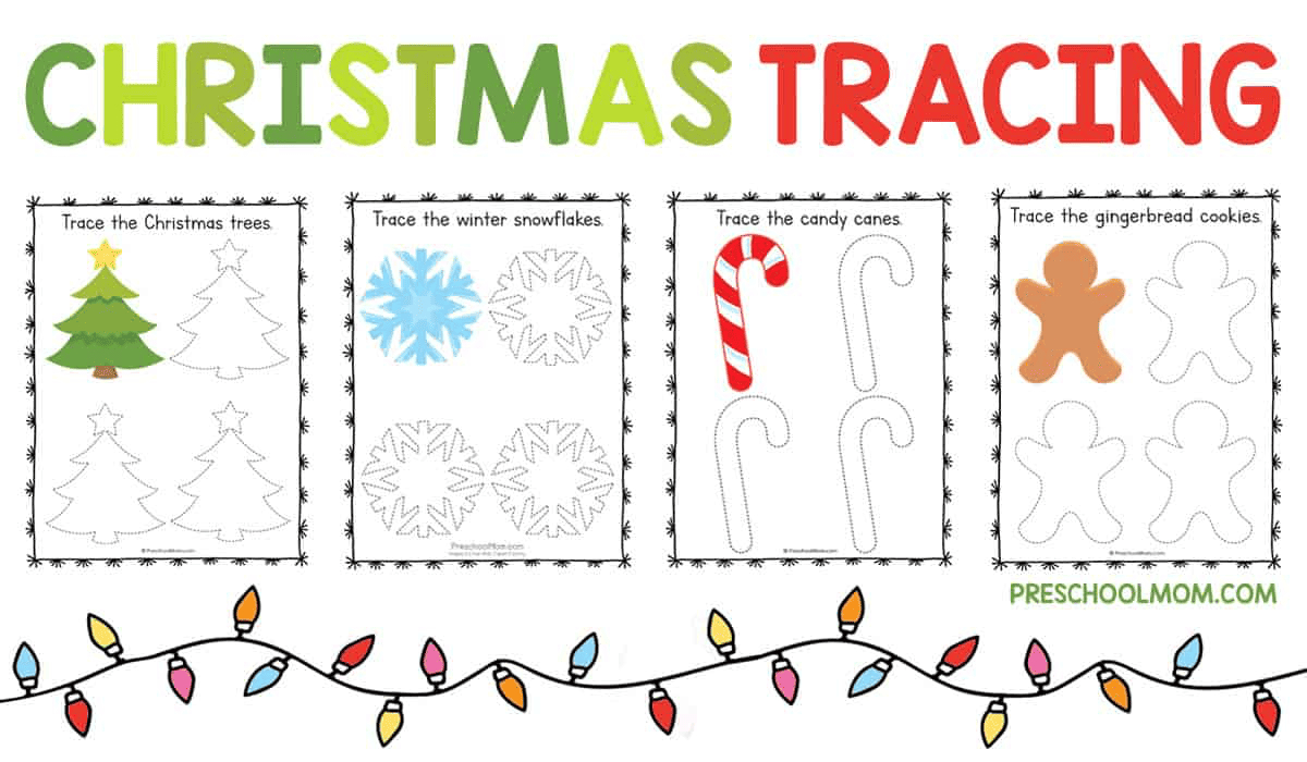 Christmas Preschool Printables - Preschool Mom intended for Christmas Preschool Worksheets Free