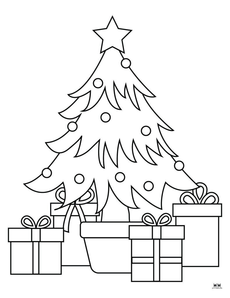 Christmas Tree Coloring Pages &amp; Templates - 22 Free Printables pertaining to Christmas Tree Color Worksheet