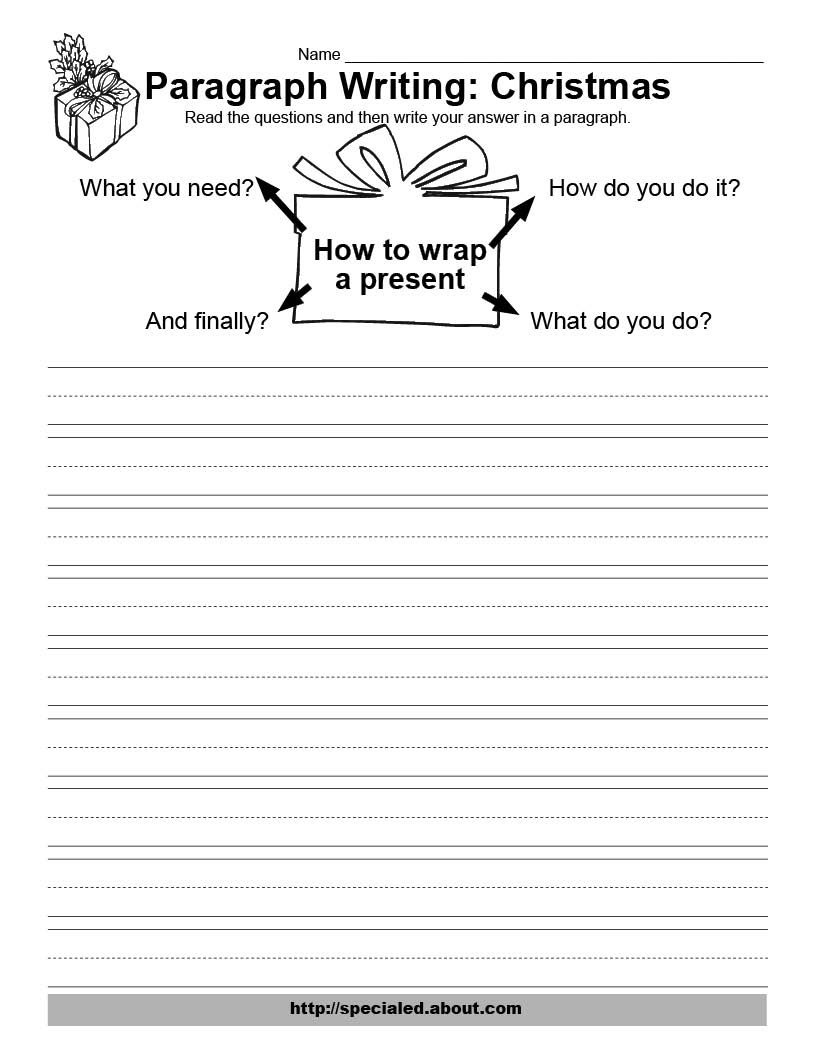 Christmas Writing Activities pertaining to Christmas Writing Worksheets