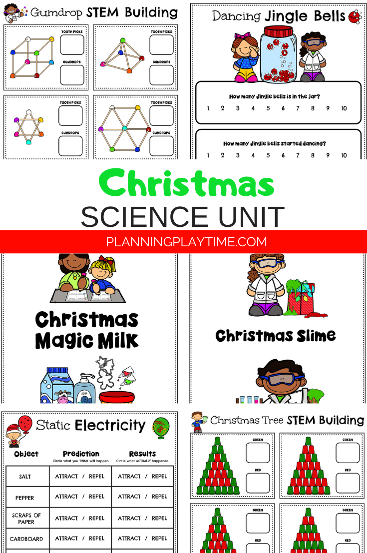 Christms Science Experiments For Kids - Planning Playtime pertaining to Christmas Science Worksheets