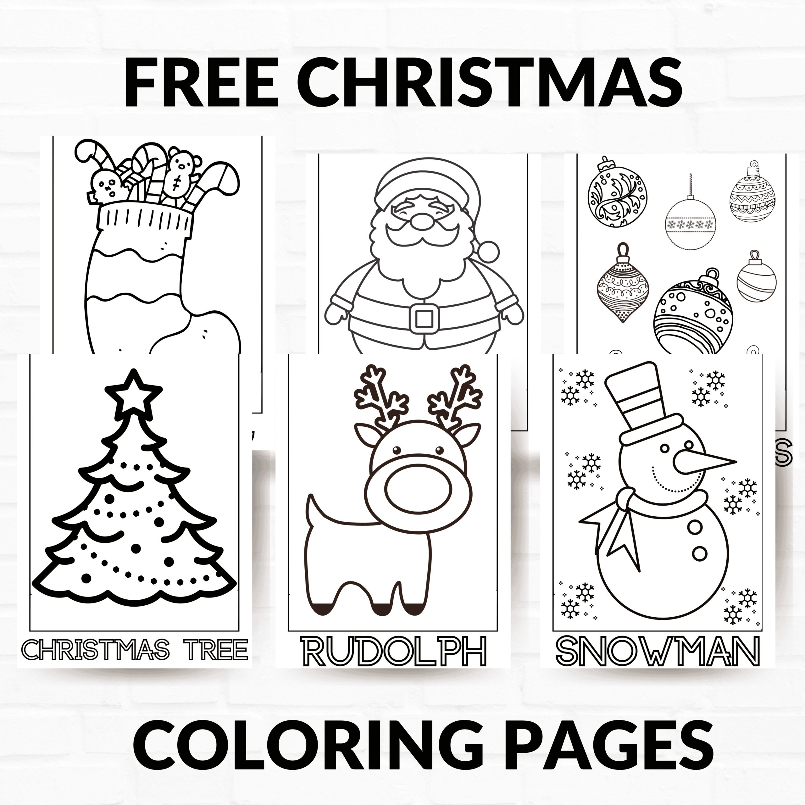 Free Printable Christmas Coloring Pages - About A Mom in Free Christmas Coloring Worksheets