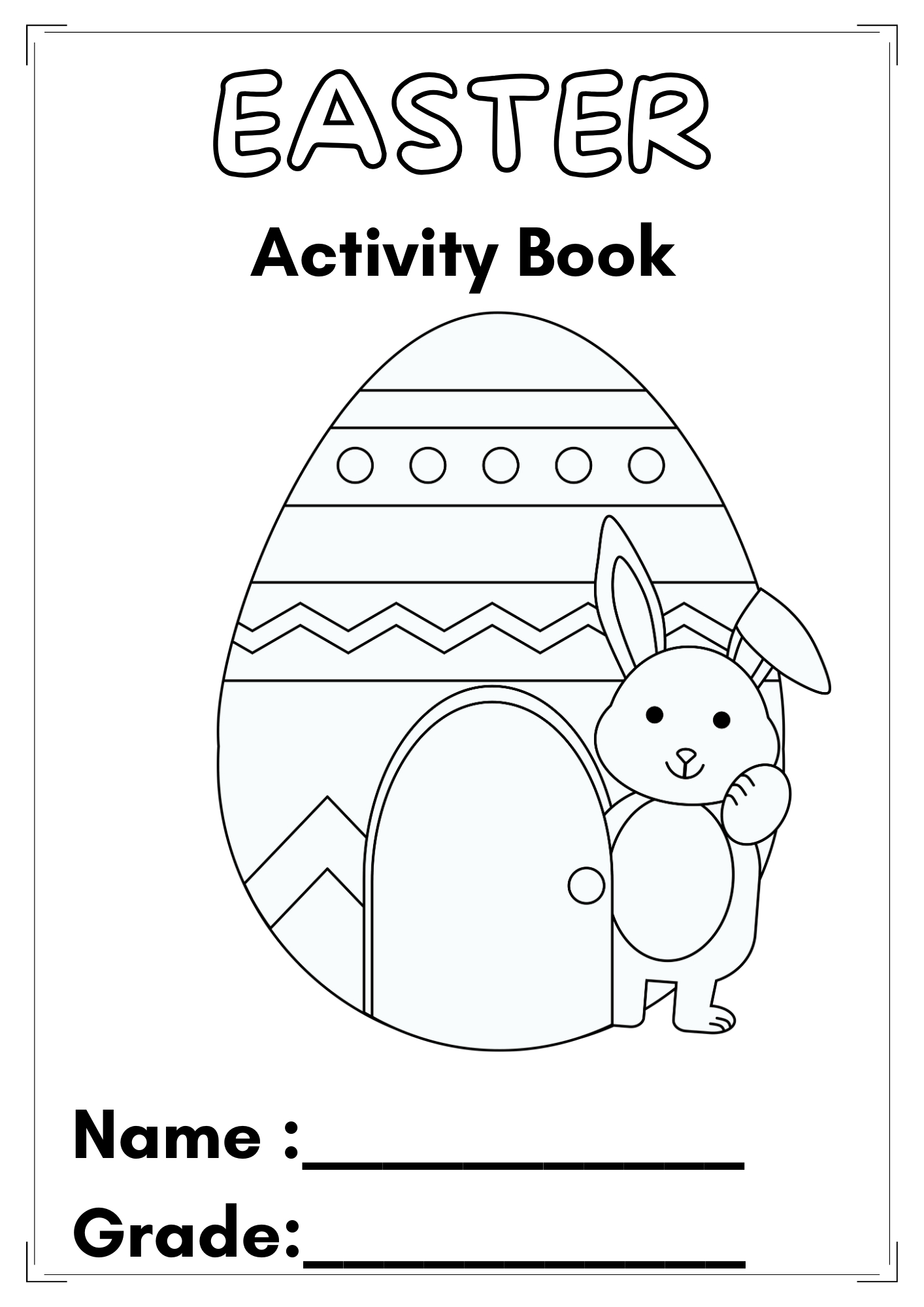 10 Best Free Easter Printables For Kids || Easter Coloring Pages inside Easter Free Worksheets