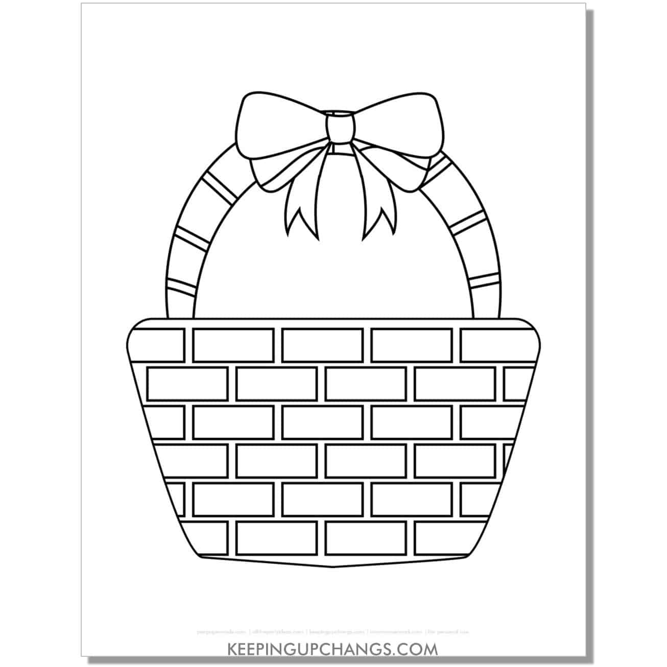 29+ Free Easter Basket Coloring Pages, Sheets [Popular Printables!] inside Easter Basket Worksheets