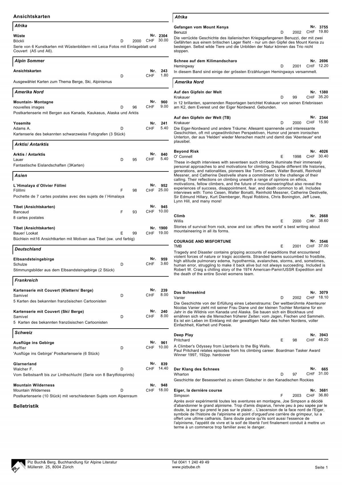 Ansichtskarten Belletristik - Piz Buch &amp;amp;Amp; Berg intended for Globe Trekker Chile And Easter Island Worksheets Answers