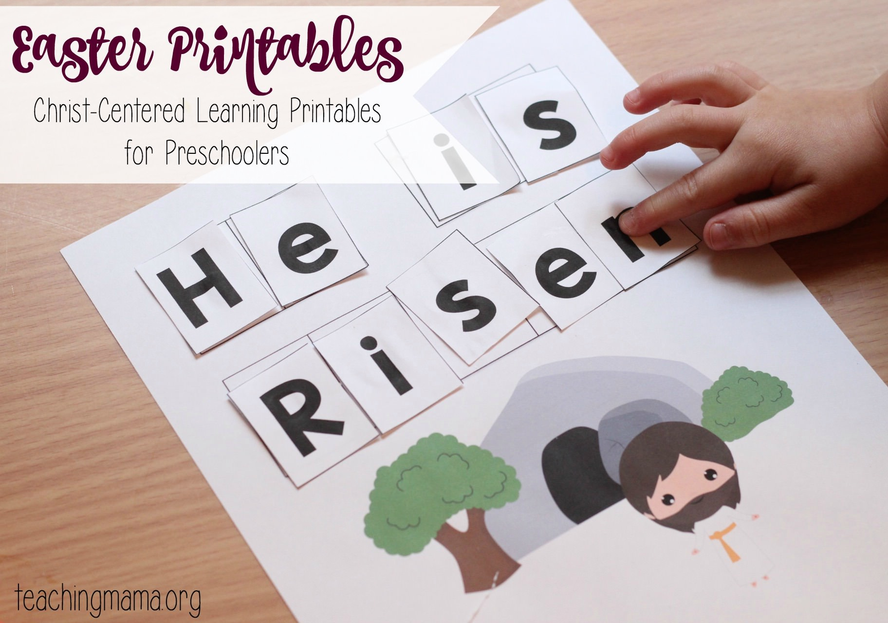 Christ-Centered Easter Printables For Preschoolers with Religious Easter Worksheets For Kindergarten