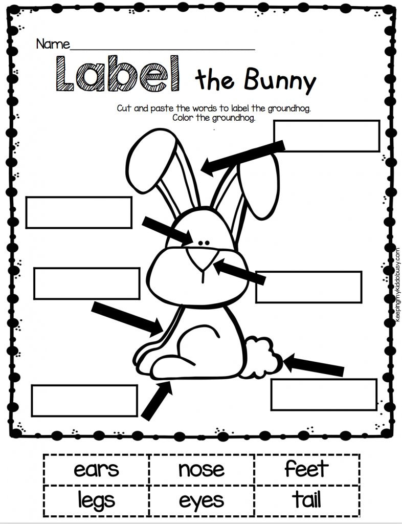 Easter Kindergarten Worksheets - Best Coloring Pages For Kids throughout Free Easter Worksheets For Kindergarten