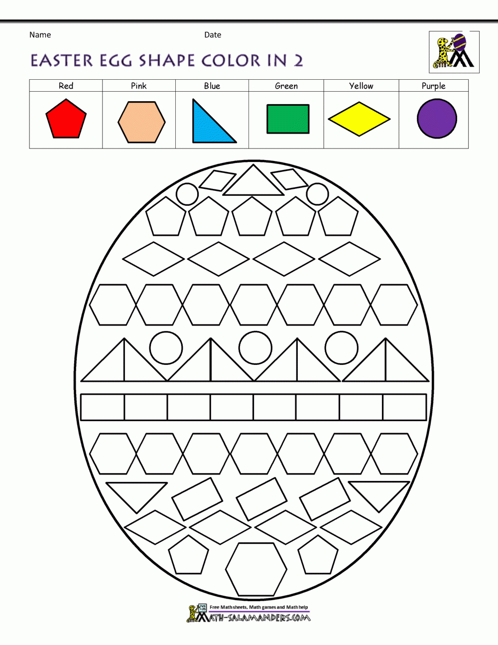Easter Worksheets For Kids in Easter Free Worksheets