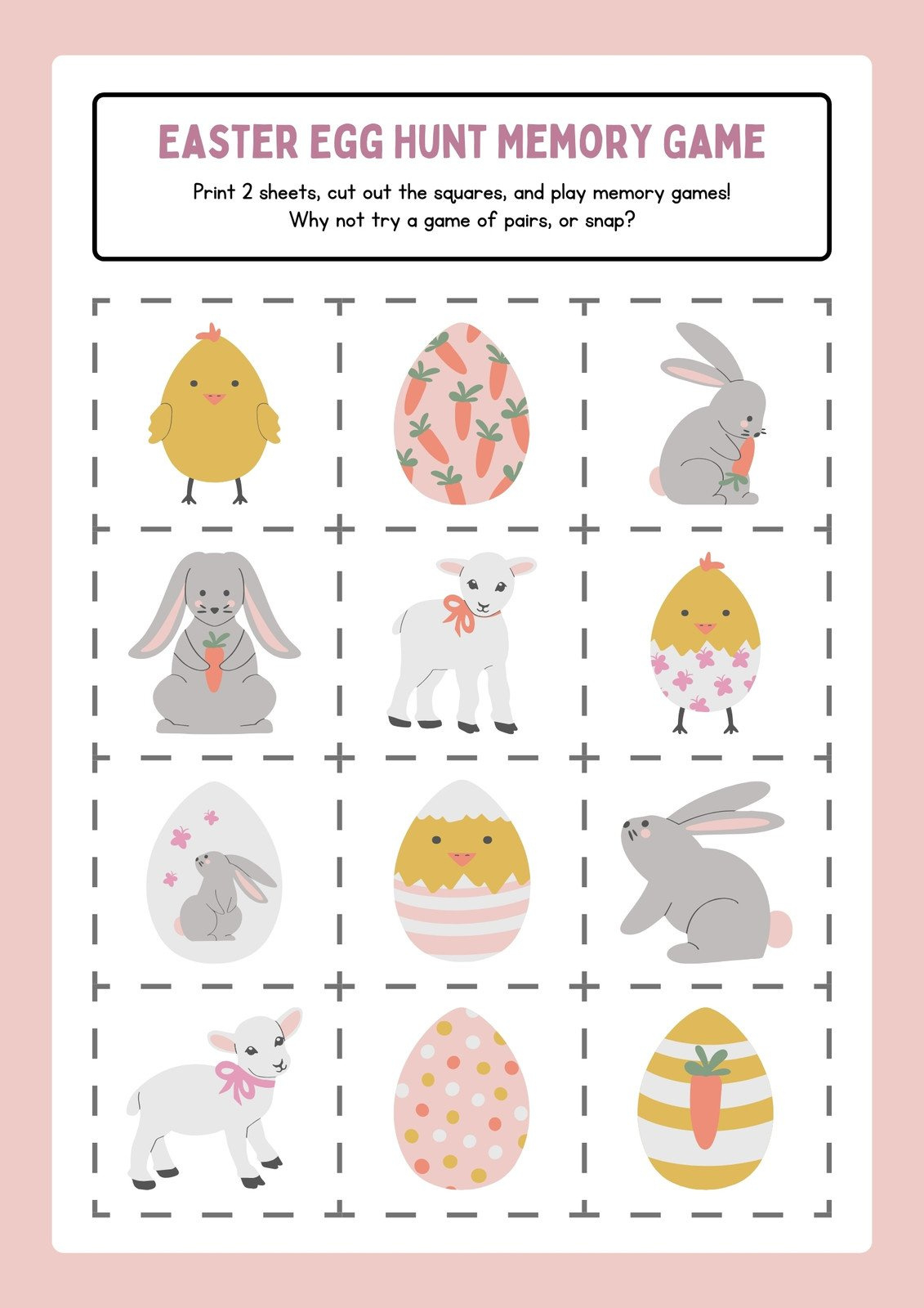 Free Custom Printable Easter Worksheet Templates | Canva with regard to Free Printable Easter Worksheets For Preschoolers