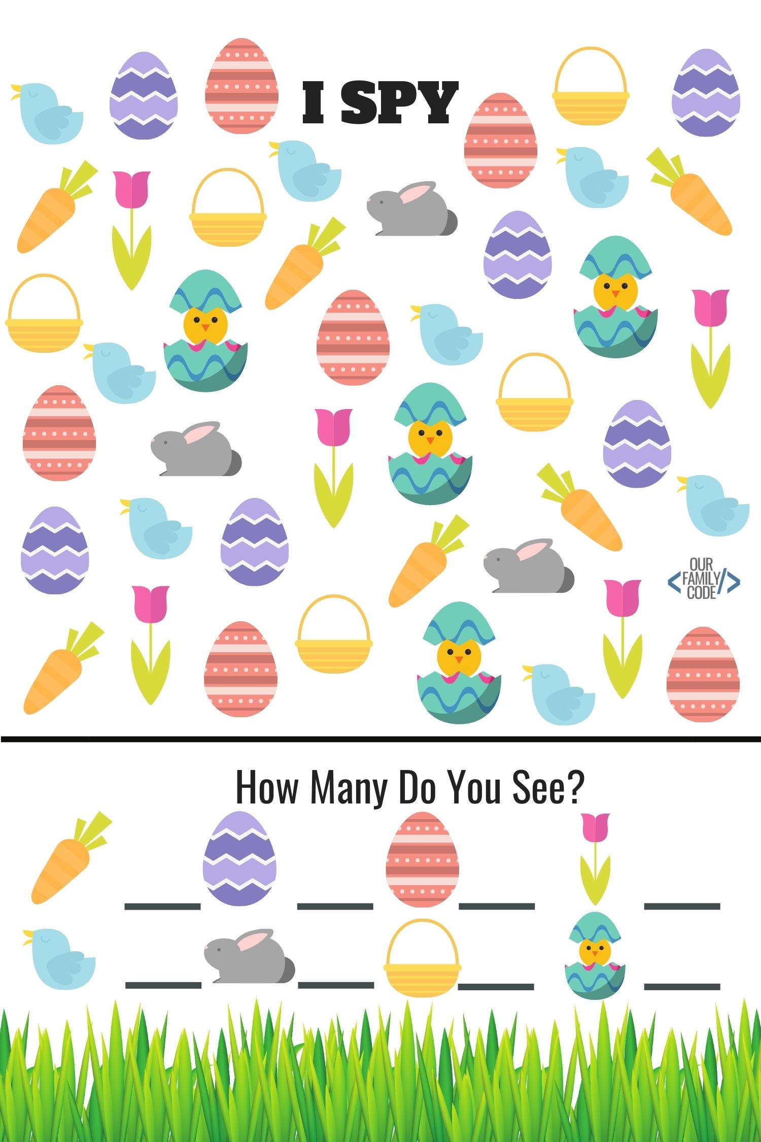 Preschool Easter Worksheets For Kids - Our Family Code throughout Easter Toddler Worksheets
