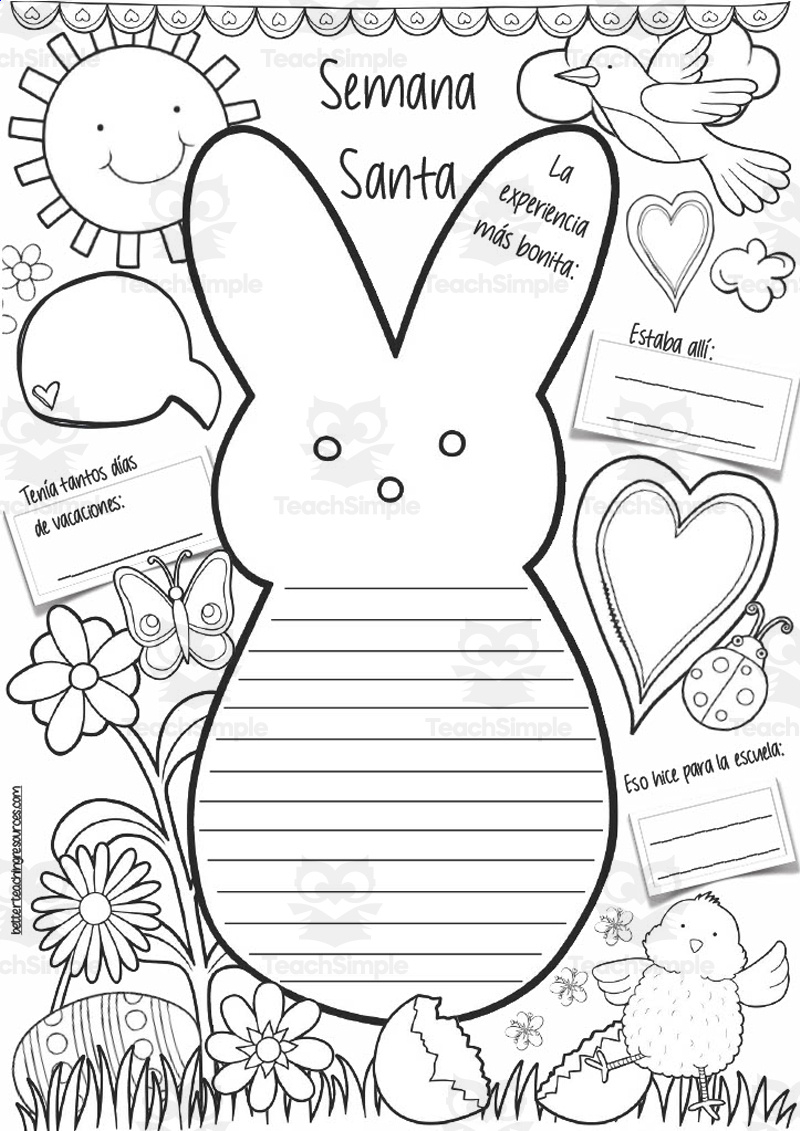 Spanish: Holy Week Easter Writing | All About Worksheetsteach throughout Easter In Spain Worksheets