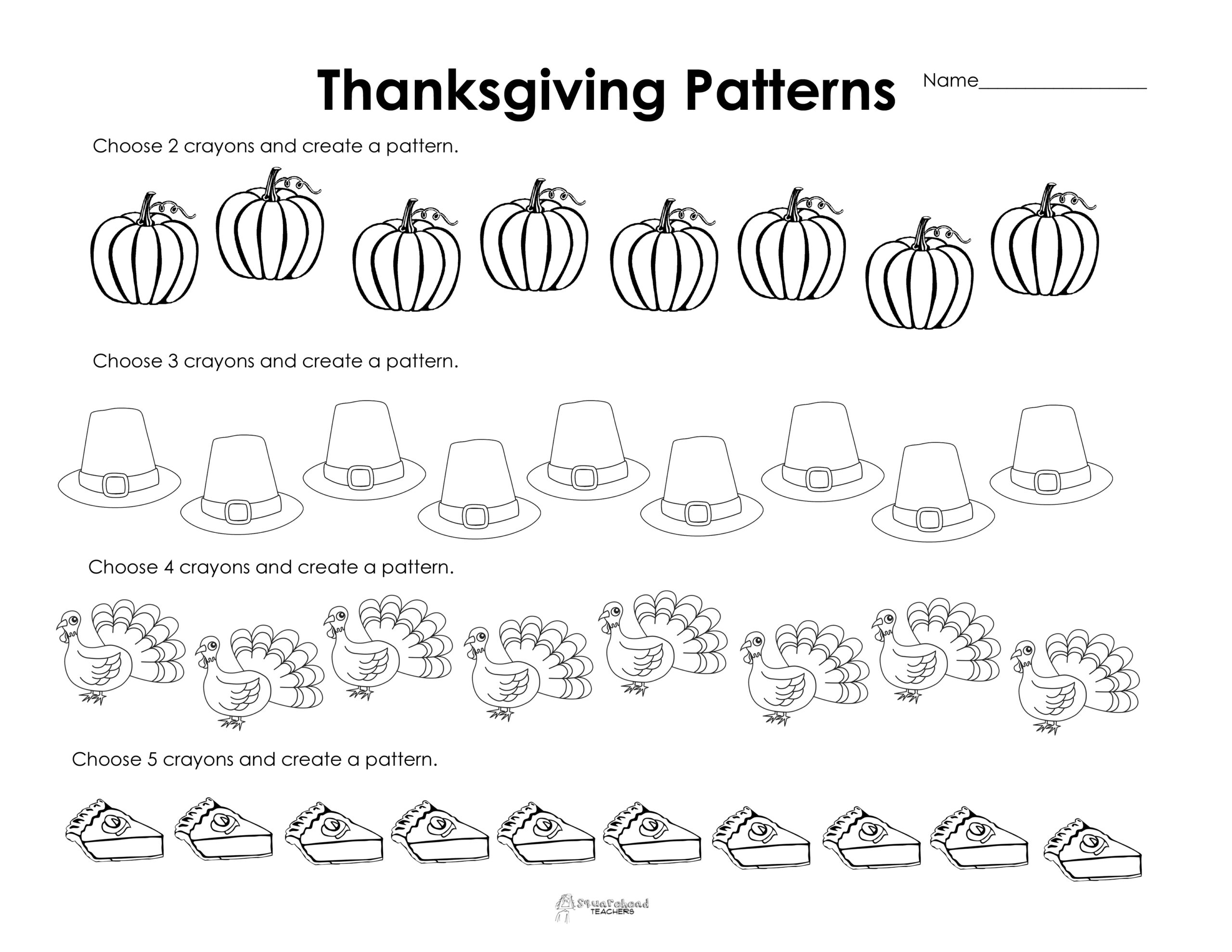 Free Printable Kindergarten Thanksgiving Math Worksheets regarding Thanksgiving Worksheets For 1st Grade Free