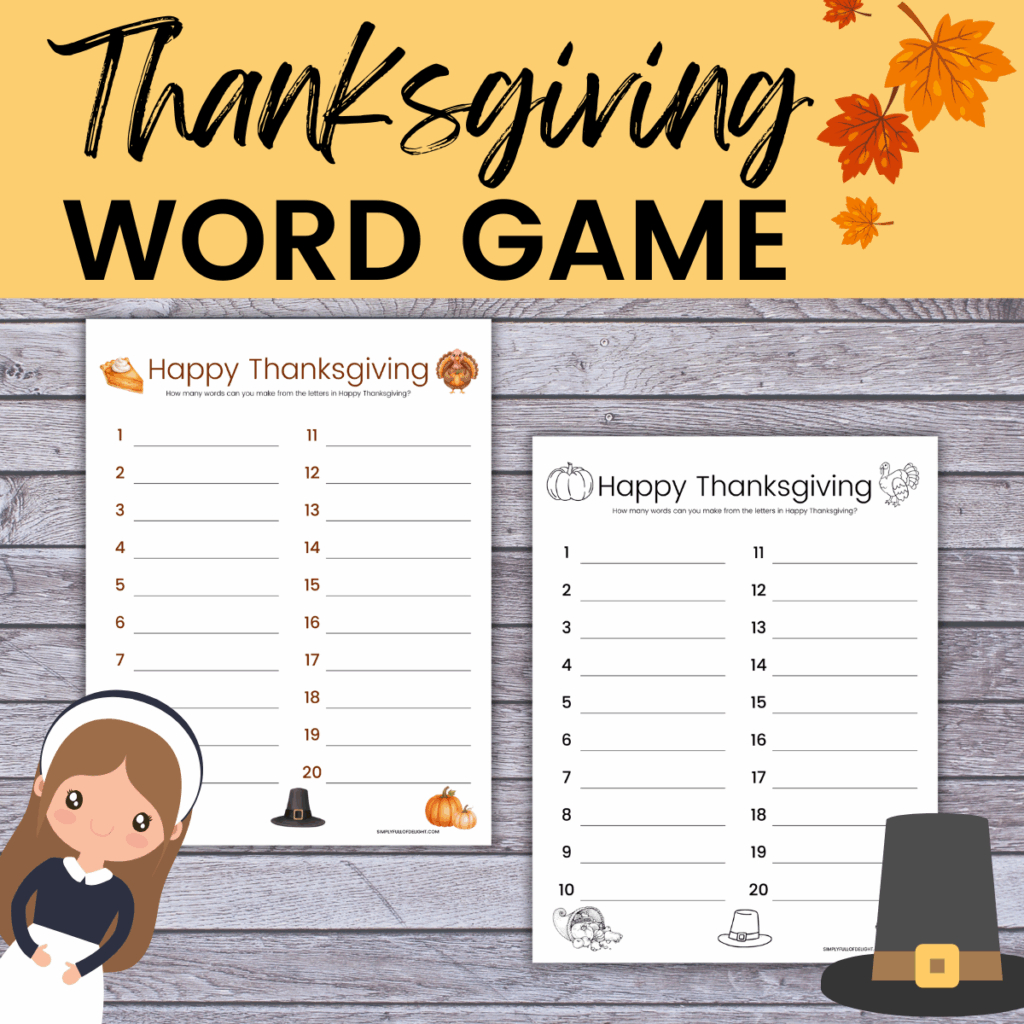 How Many Words Can You Make From Happy Thanksgiving - Simply Full regarding Making Words From Thanksgiving Worksheet
