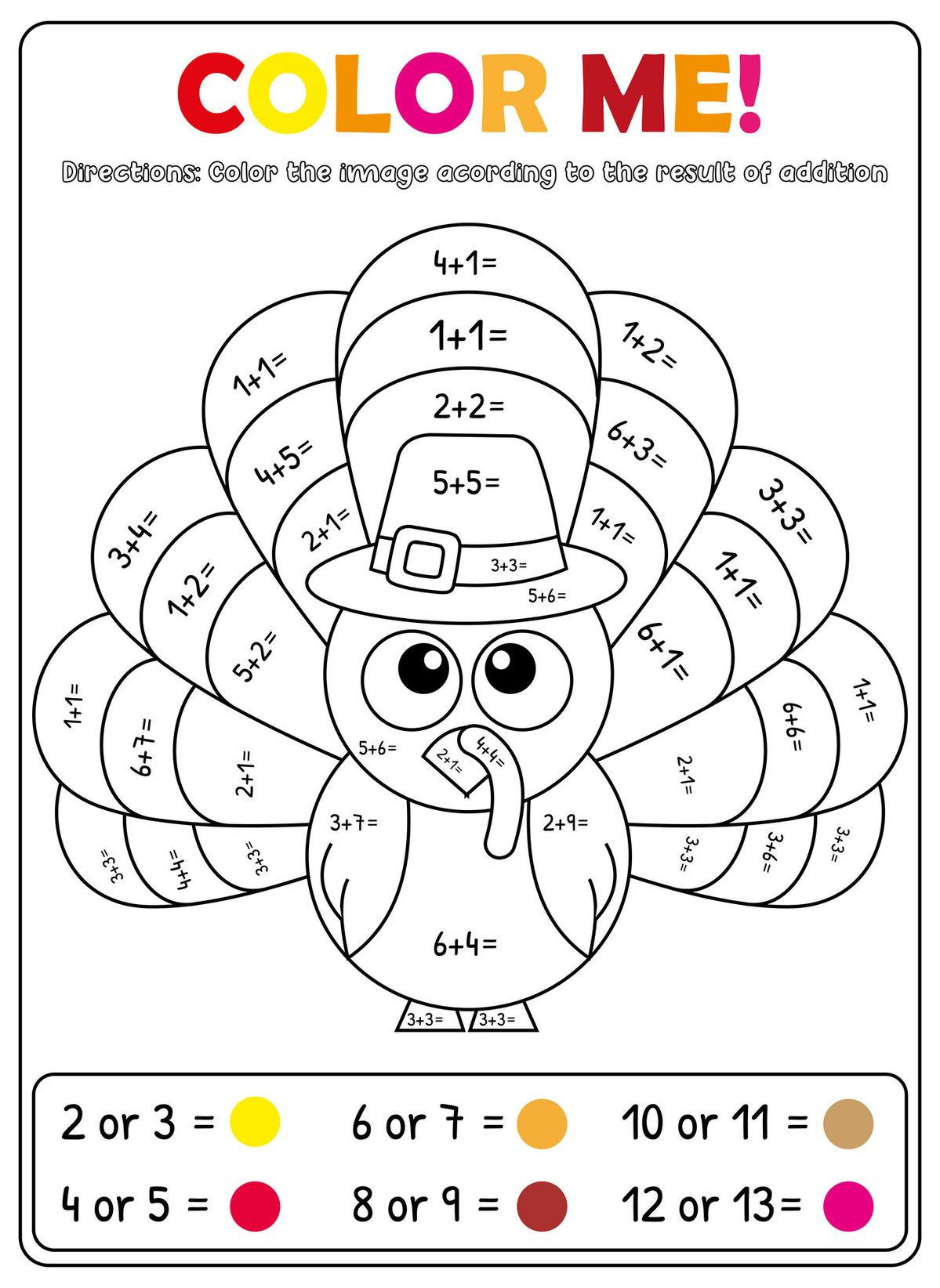 Math Thanksgiving Worksheets Pdf | Free Download in Thanksgiving Algebra Worksheets Free