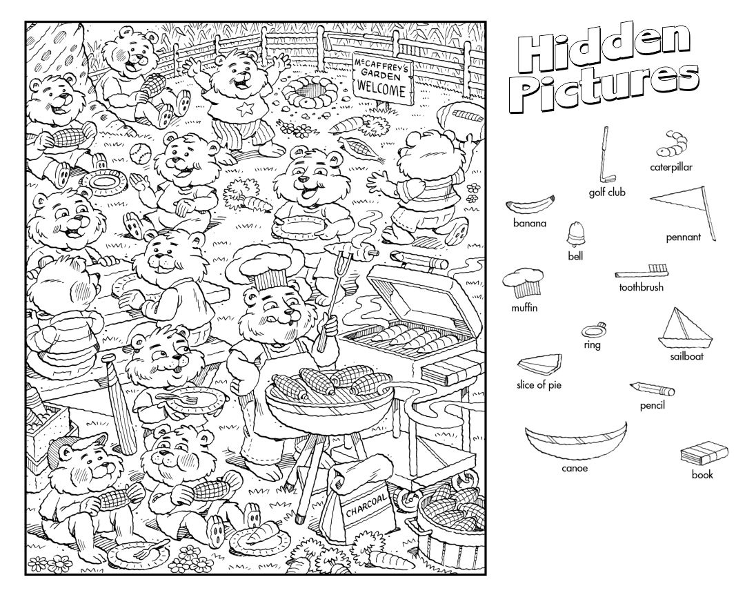 Thanksgiving Hidden Object Games - 10 Free Pdf Printables throughout Thanksgiving Hidden Pictures Worksheets