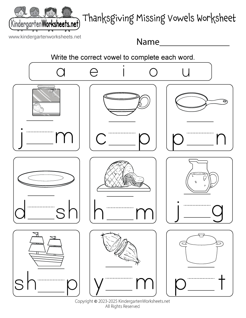 Thanksgiving Phonics Worksheet - Free Printable, Digital, &amp;amp; Pdf intended for Thanksgiving Beginning Sounds Worksheet