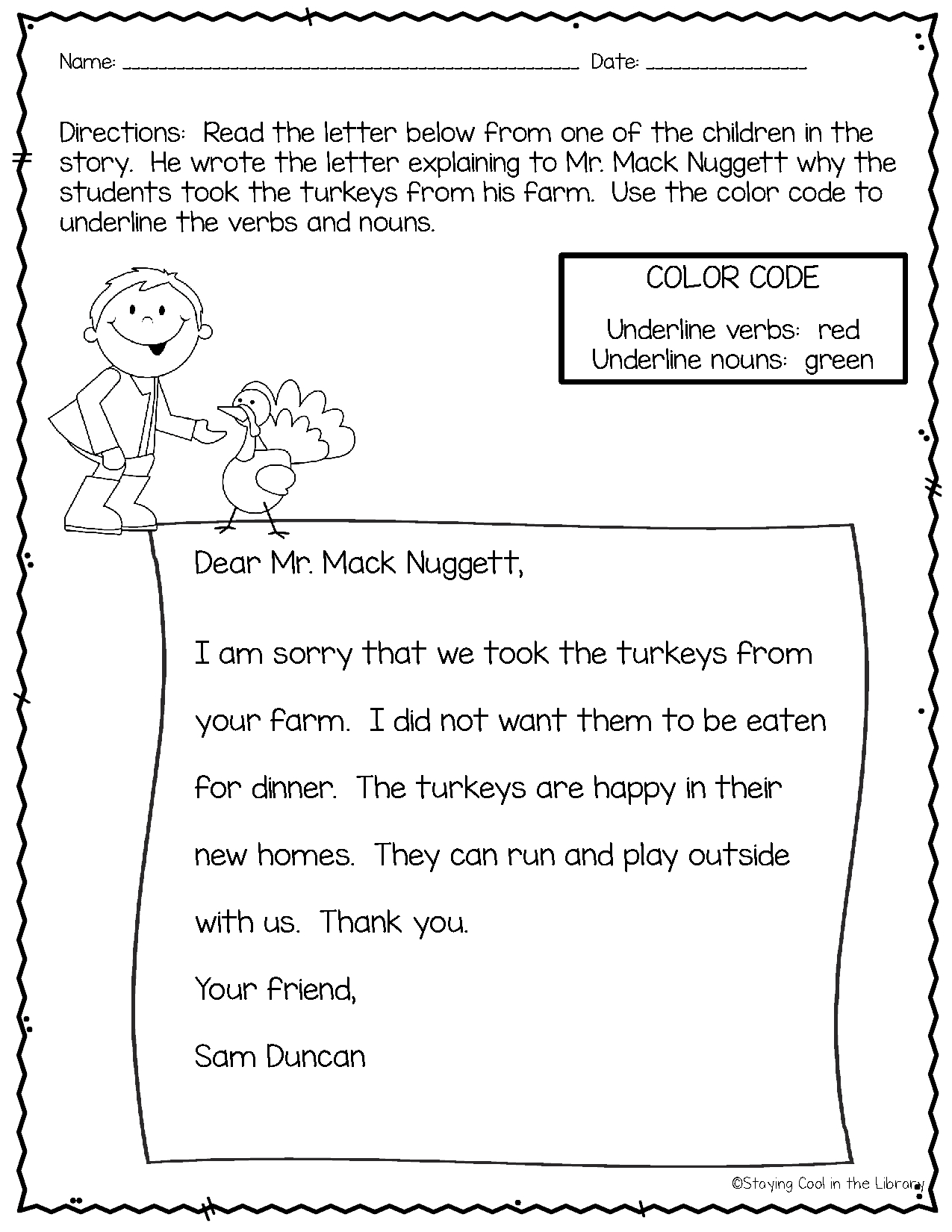 Twas The Night Before Thanksgiving Book Companion Pack within Twas The Night Before Thanksgiving Worksheets