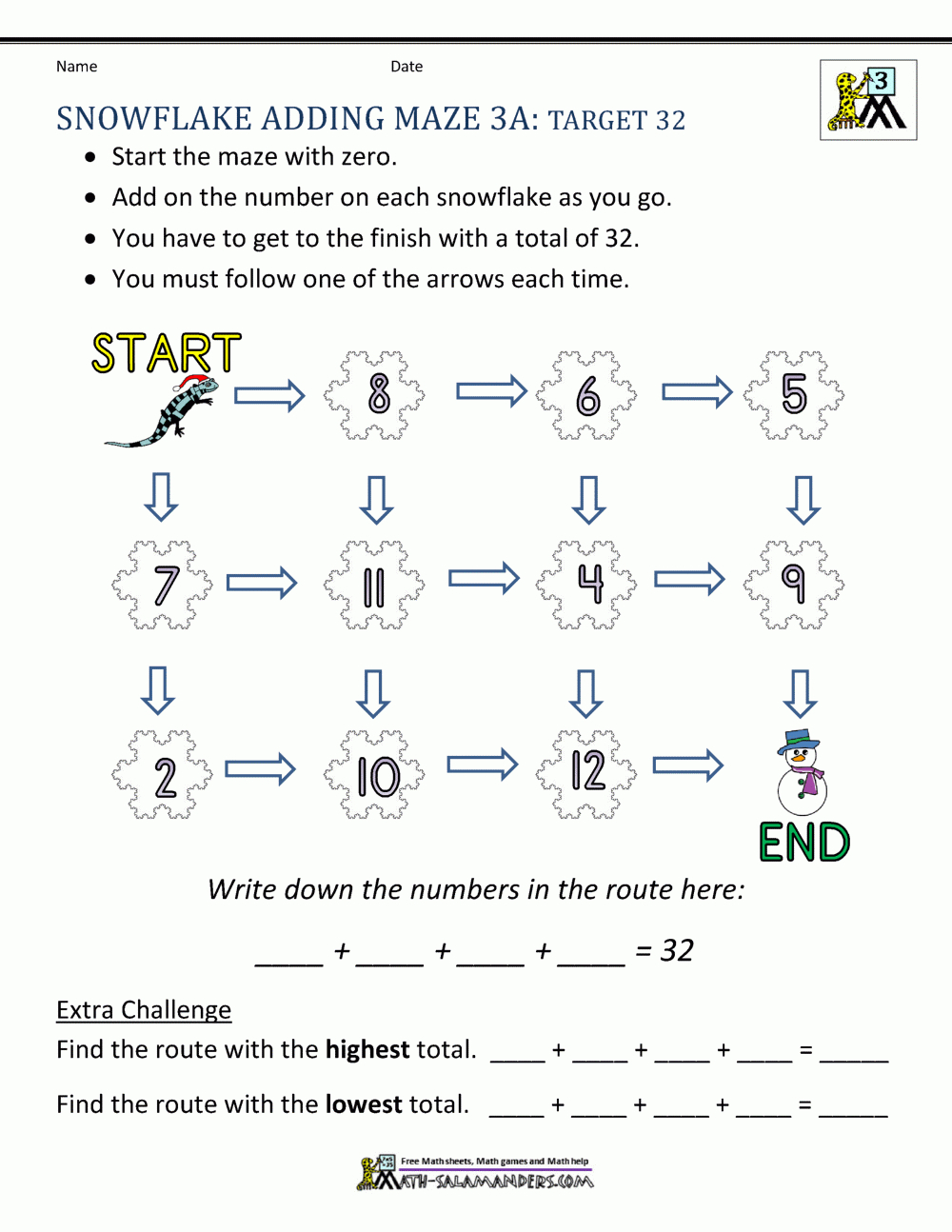 3Rd Grade Christmas Math Worksheets for Free Printable Christmas Math Worksheets 3rd Grade