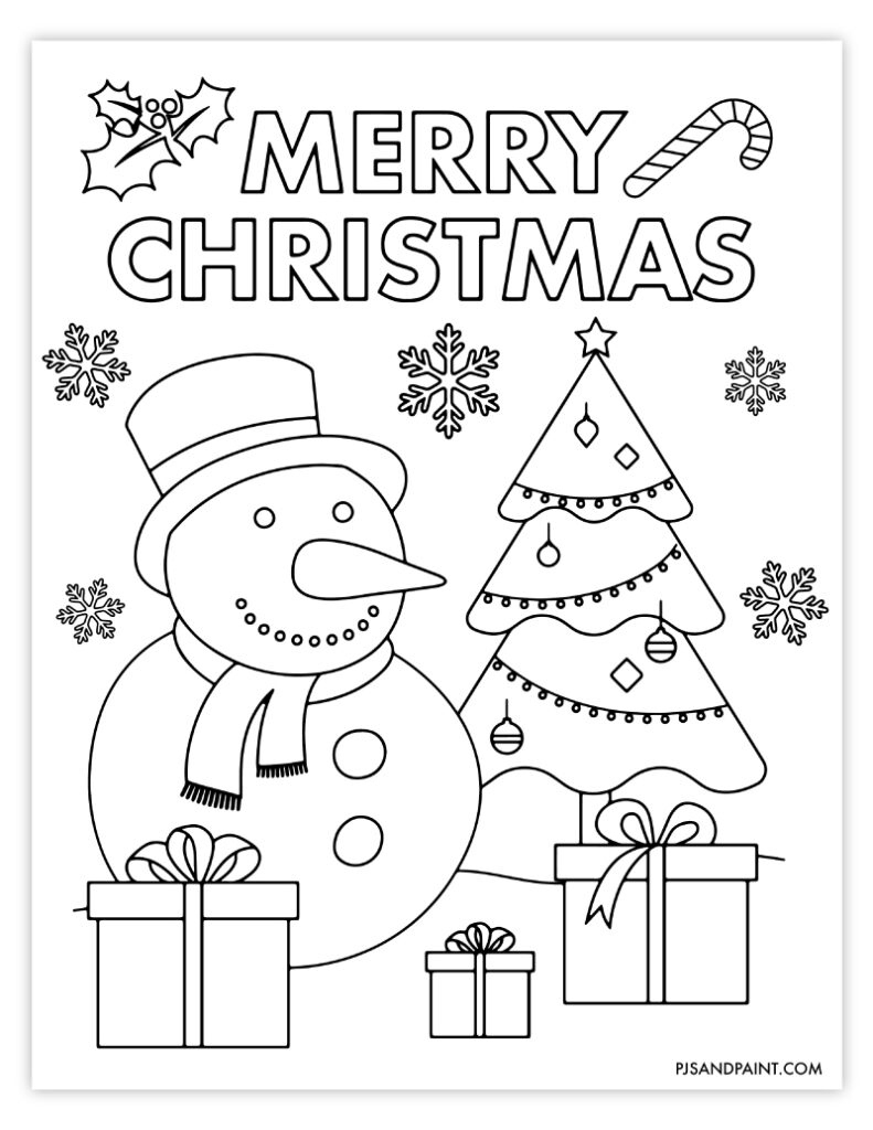 42 Free Printable Christmas Games And Activities - Pjs And Paint throughout Christmas Worksheets Coloring Pages