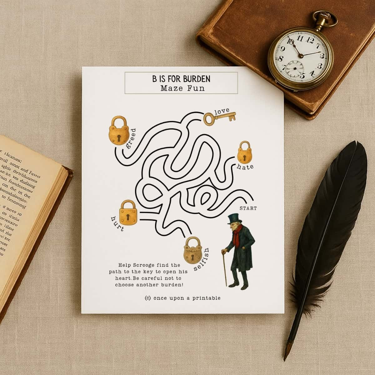 A Christmas Carol Worksheets (Free Printables) - Once Upon A Printable inside A Christmas Carol The Story Worksheets B