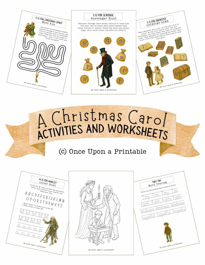 A Christmas Carol Worksheets (Free Printables) - Once Upon A Printable throughout A Christmas Carol Literary Devices Worksheets