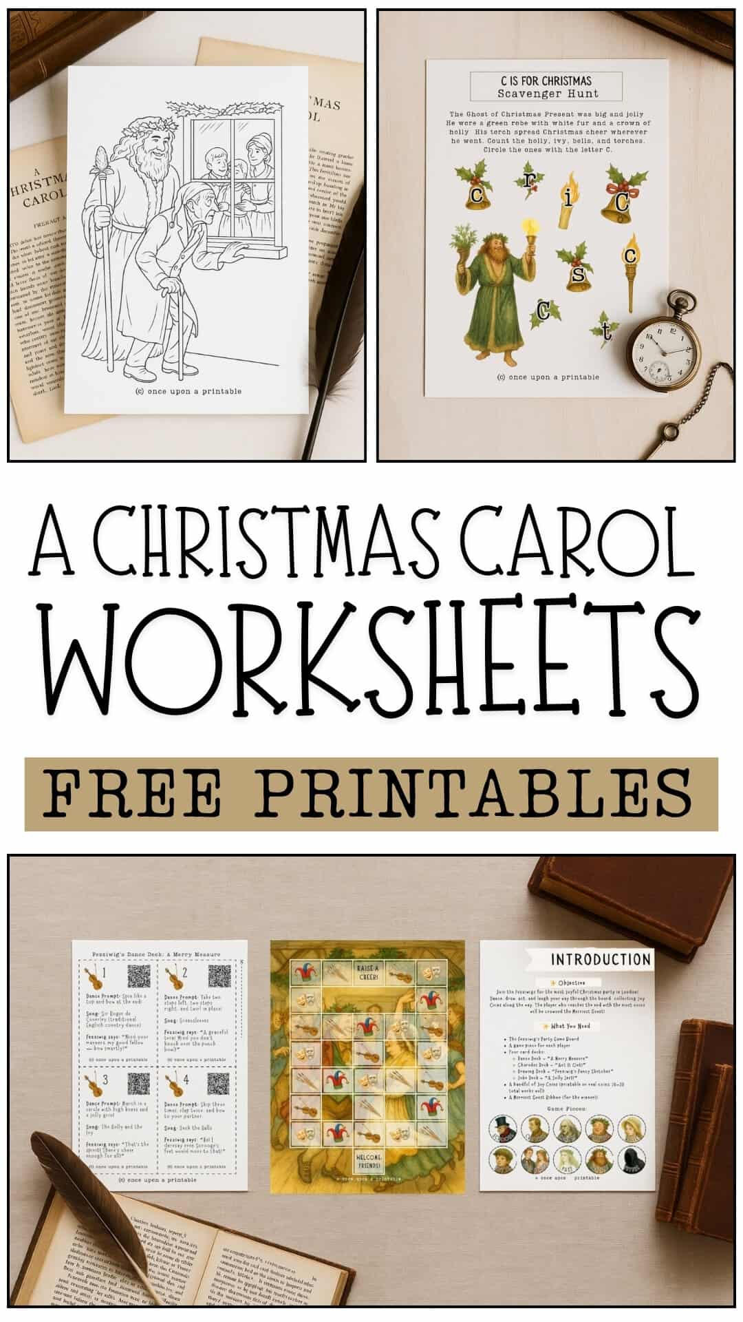 A Christmas Carol Worksheets (Free Printables) - Once Upon A Printable throughout Free Worksheets For A Christmas Carol