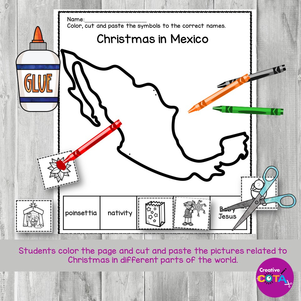 Christmas Around The World No Prep Activities - Worksheets Library within Christmas in Mexico Worksheets