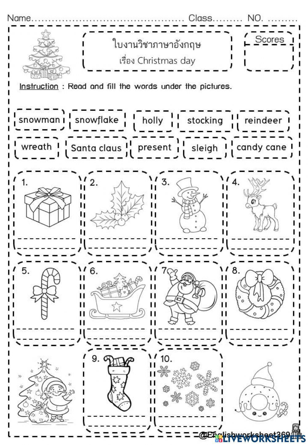 Christmas Grade 4-6 Worksheet - Worksheets Library throughout Christmas Worksheets For 4th Grade