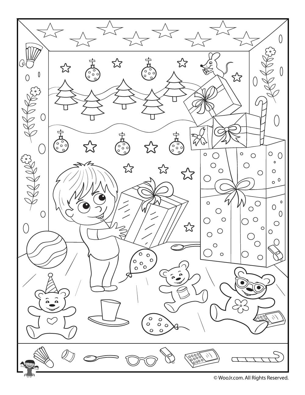 Christmas Hidden Picture Printables For Kids | Woo! Jr. Kids inside Christmas Hidden Picture Worksheets