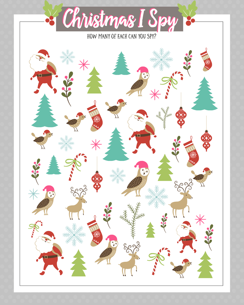 Christmas I Spy – Let'S Diy It All – With Kritsyn Merkley with regard to Christmas I Spy Worksheets