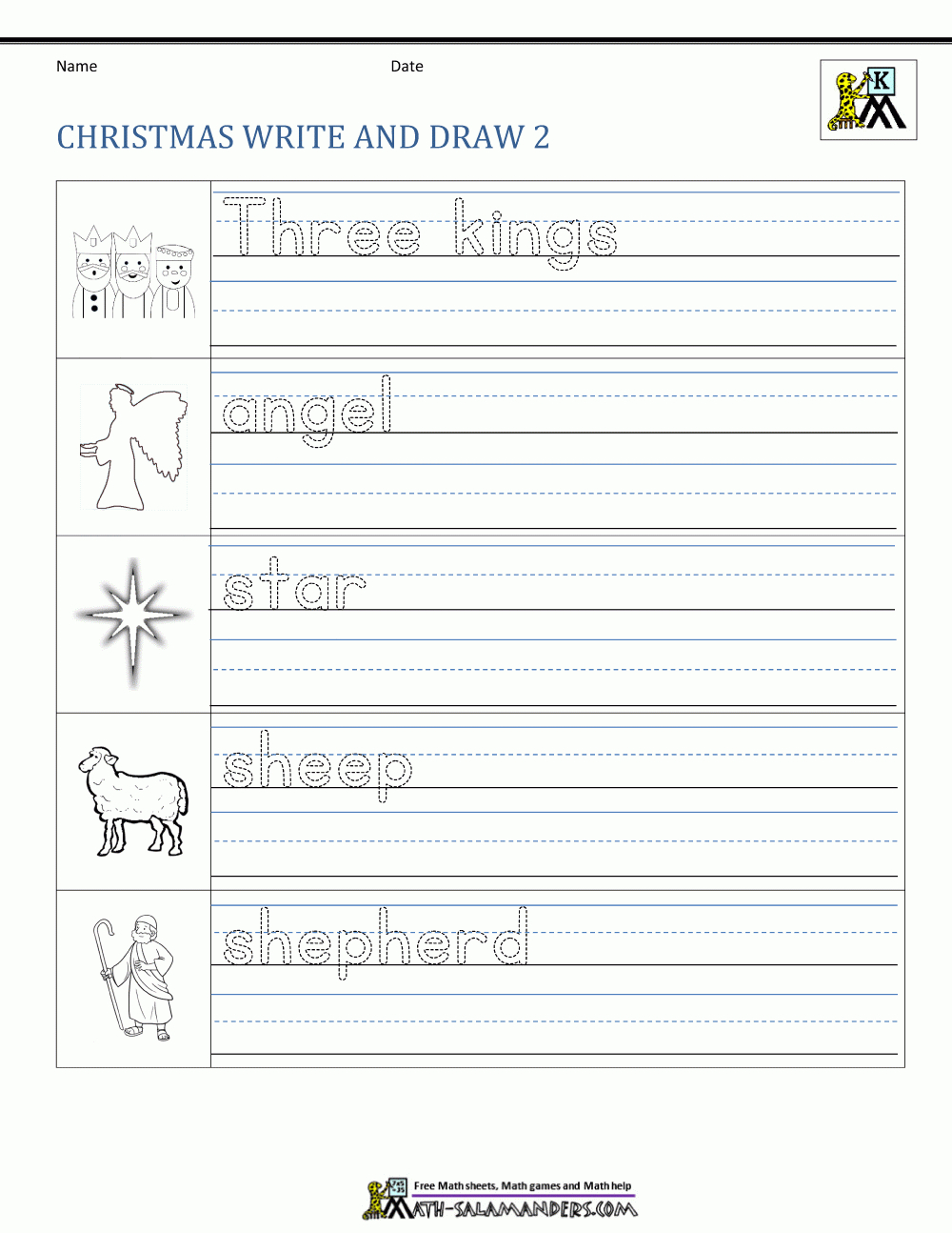 Christmas Math Worksheets For Kindergarten pertaining to Worksheets For Christmas For Kindergarten