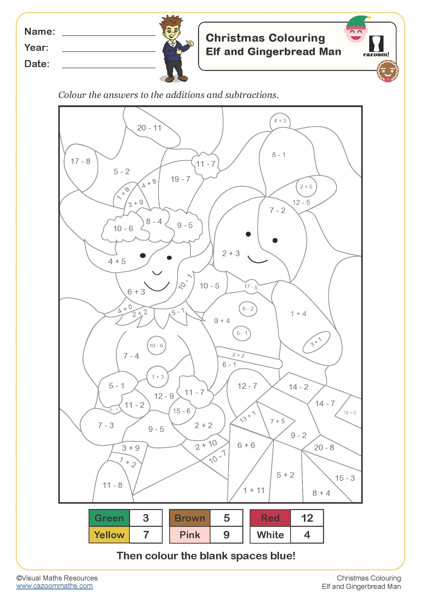 Christmas Maths Worksheets - Printable Christmas Worksheets Maths within Christmas Worksheets For 5Th Grade