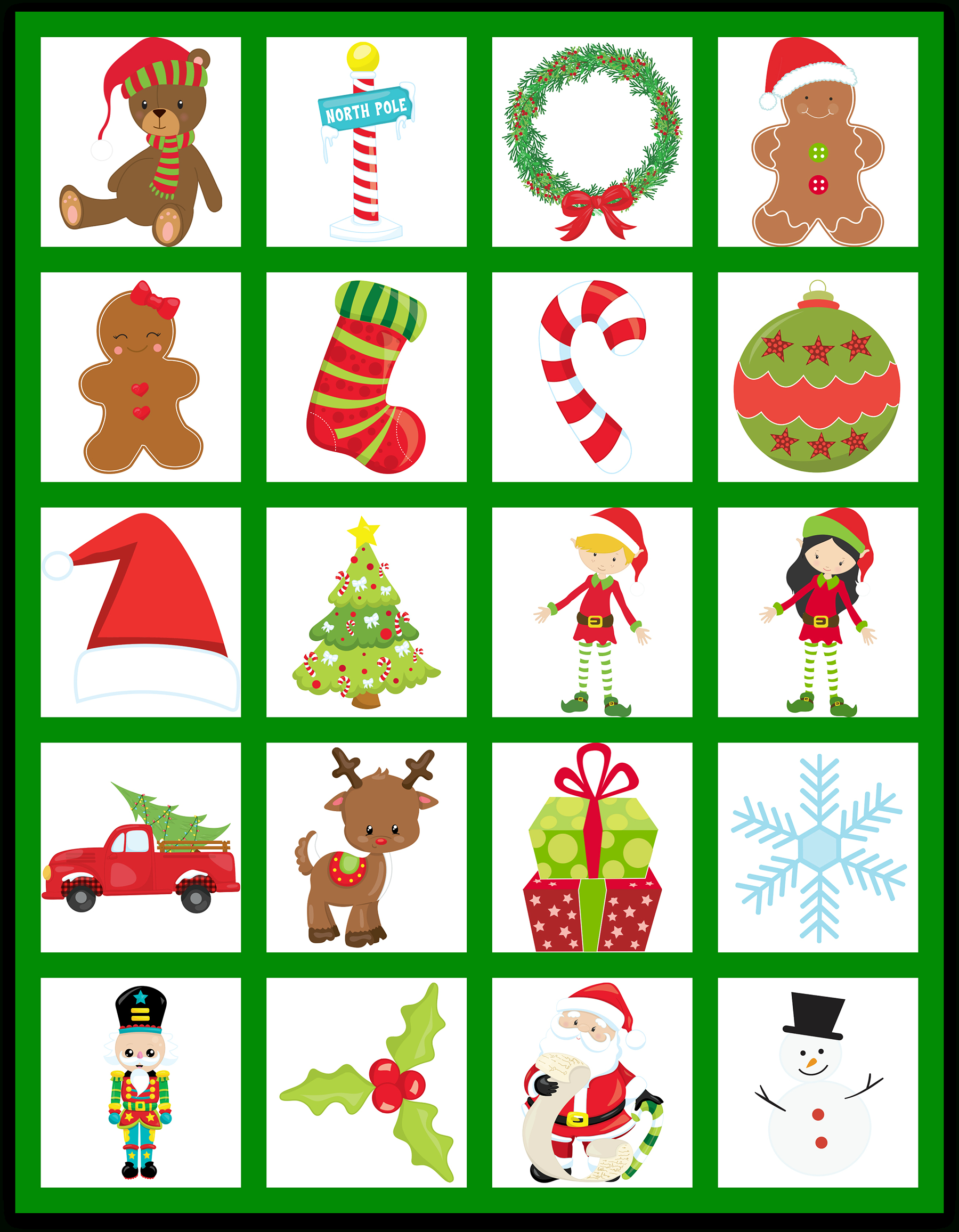 Christmas Memory Game - Free Printable - Extreme Couponing Mom within Free Printable Christmas Matching Worksheets