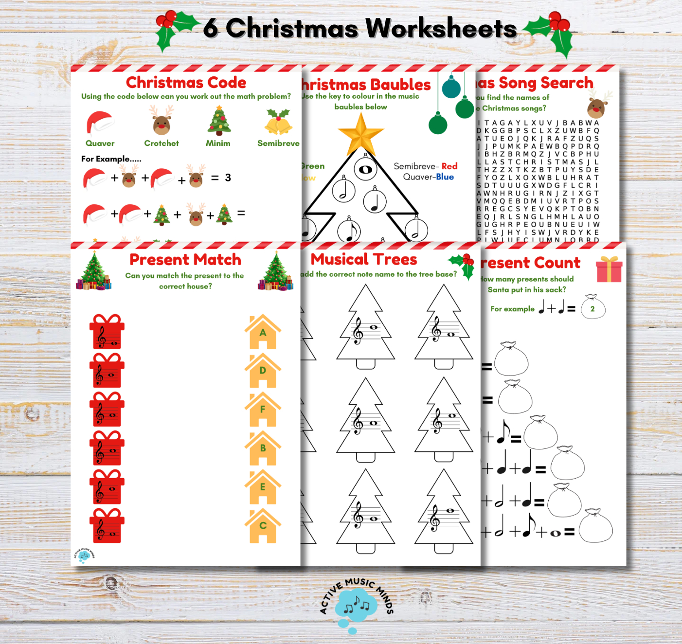 Christmas Music Worksheets: Download Free Pdf Now for Music Theory Christmas Worksheets