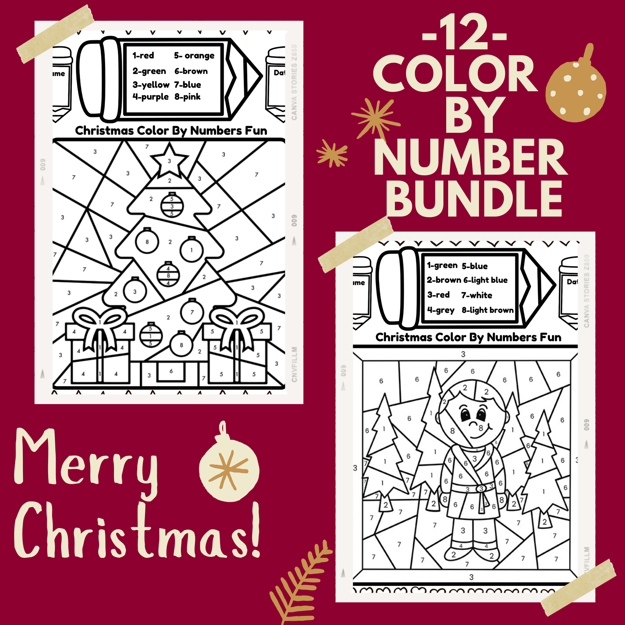 Christmas Science Winter Activity - Colornumber - Winter intended for Christmas Science Worksheets Free