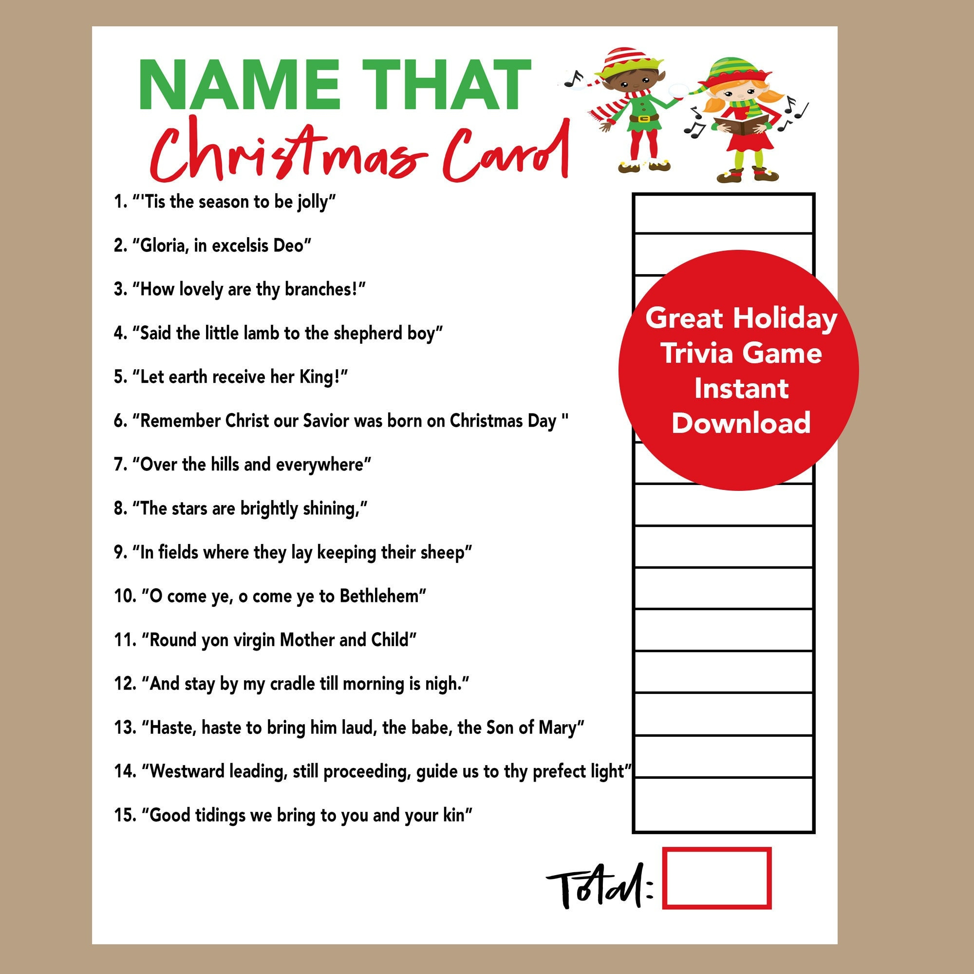 Christmas Song Trivia, Christmas Carol Trivia Game 2023, Christmas throughout Christmas Carol Trivia Worksheets