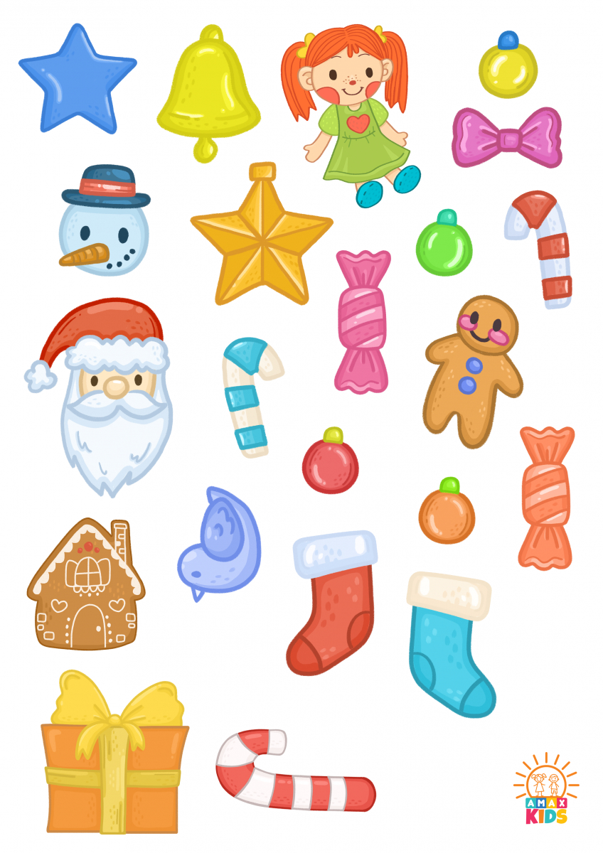 Christmas Tree Decoration – Printable Cut And Paste Worksheets For pertaining to Kindergarten Christmas Cut And Paste Worksheets