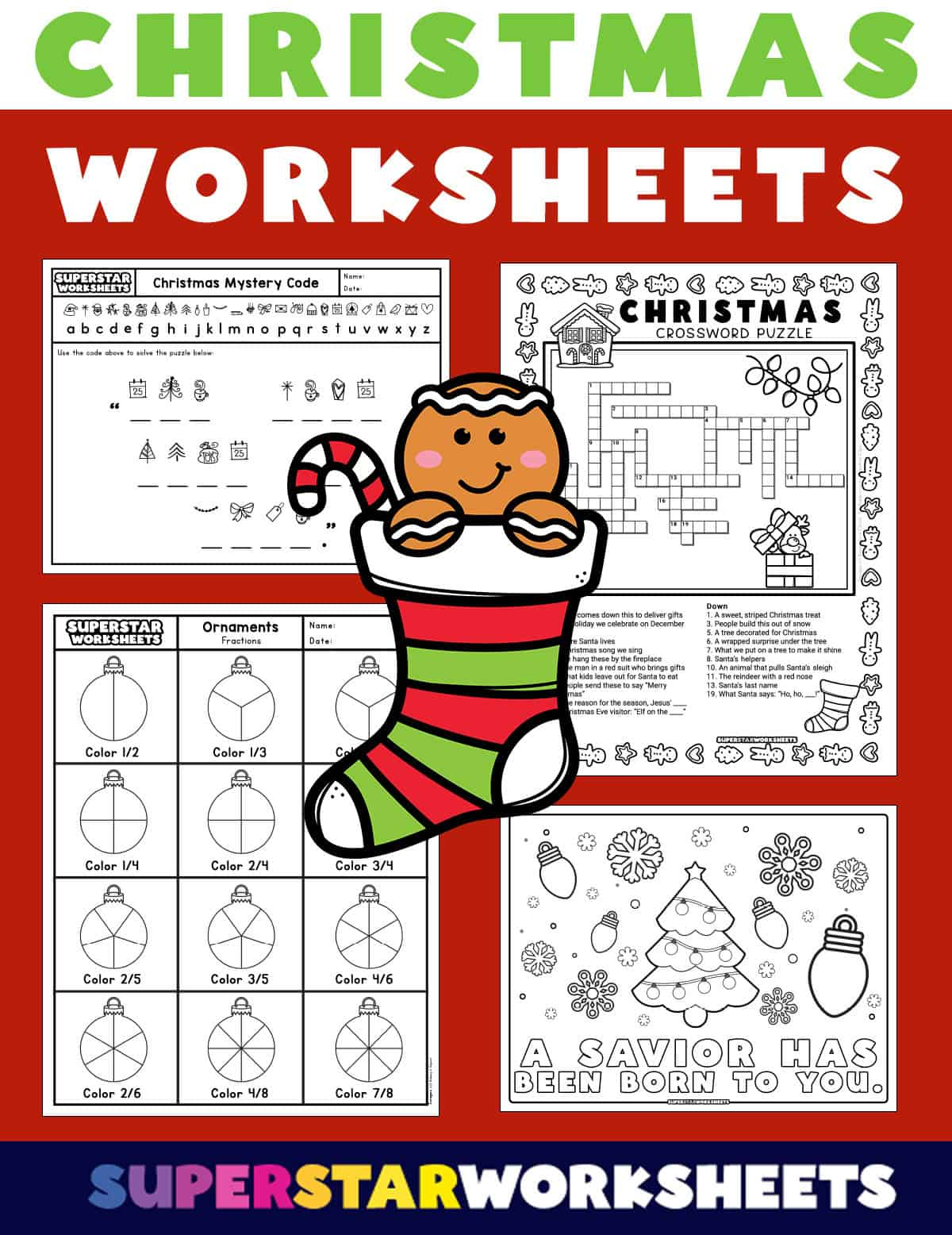 Christmas Worksheets (Free Printables) - Superstar Worksheets pertaining to Free Printable Christmas Worksheets For 4Th Grade
