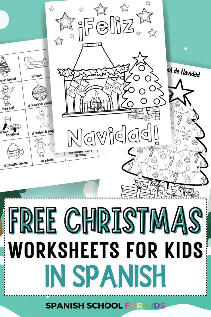 Christmas Worksheets In Spanish For Kids (Free Printables inside Spanish Christmas Worksheets Free Printable