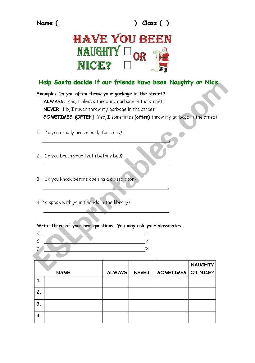 English Worksheets: High School Christmas Worksheet - Worksheets in Christmas Worksheets High School