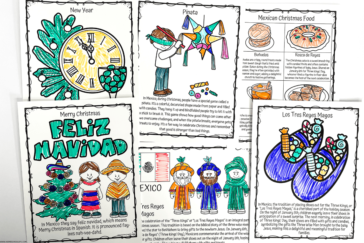 Free Christmas In Mexico Worksheet intended for Christmas in Mexico Worksheets